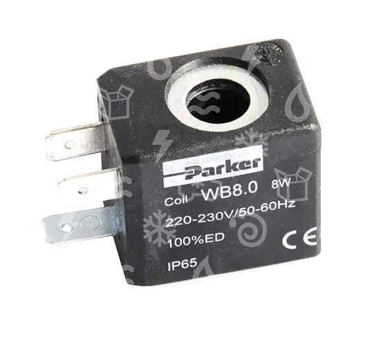 cívka elektroventilu PARKER, WB8.0, 0-10bar, 230V, 50/60Hz